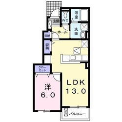 プリムラ３の物件間取画像